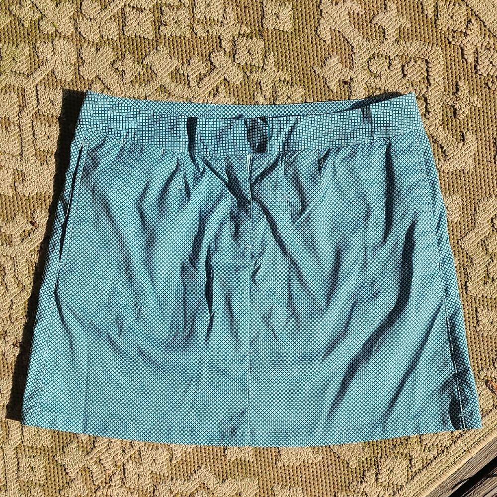 Puma Blue A-Line Mini‎ Skort Casual Resort Wear Size 12 Golf Yoga Pickleball